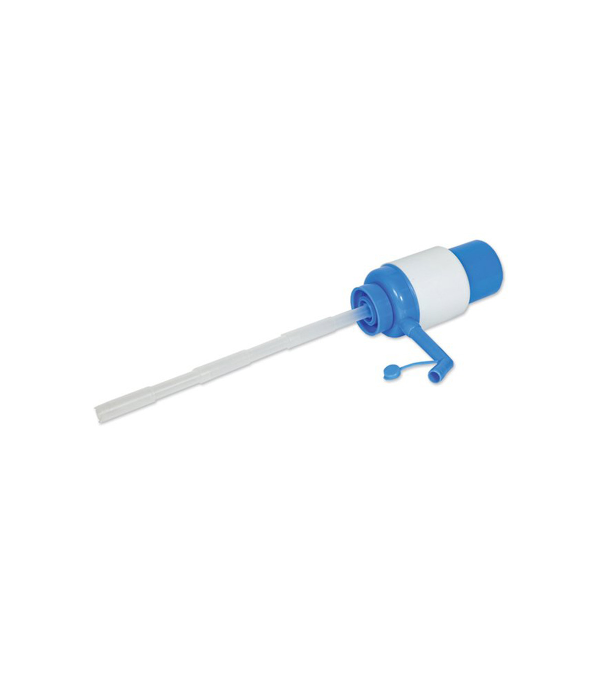 Pompa manuala pentru bidon apa, 2.5 L - 10 L, Albastru/Alb