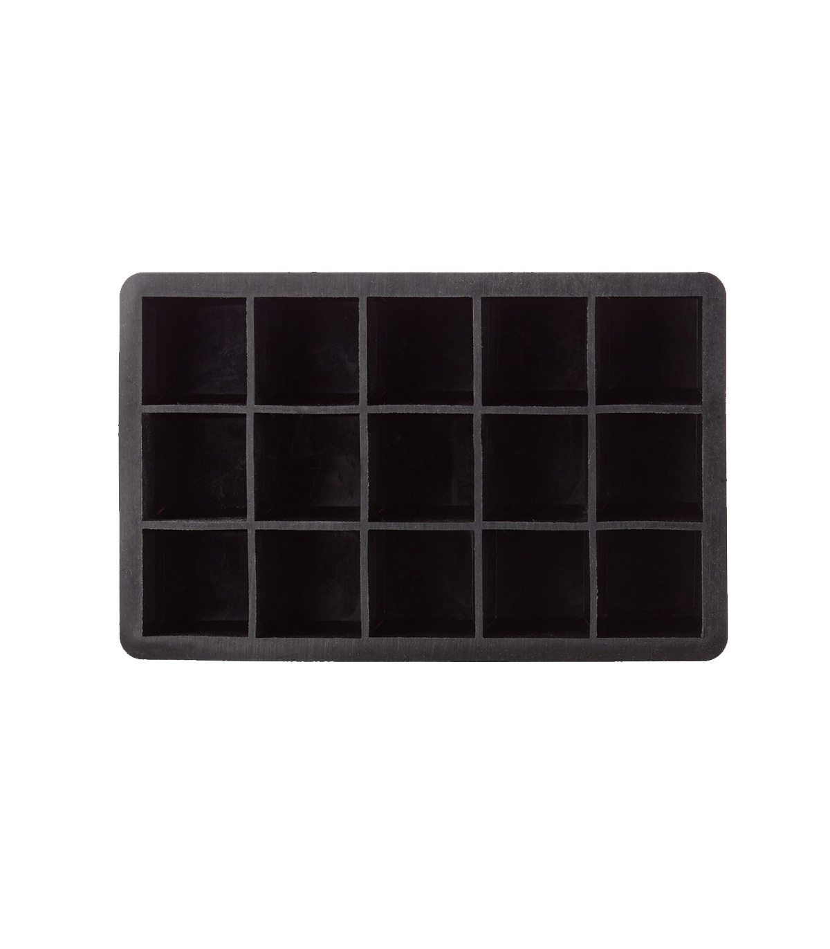 Forma de silicon pentru cuburi de gheata, 19.5 x 3.5 cm, Negru